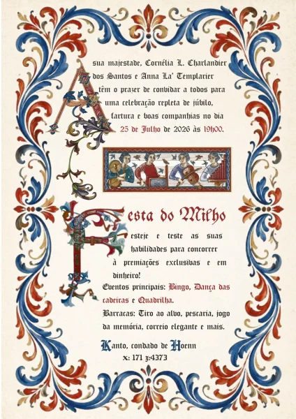 Festa do Milho — divulgação do evento
