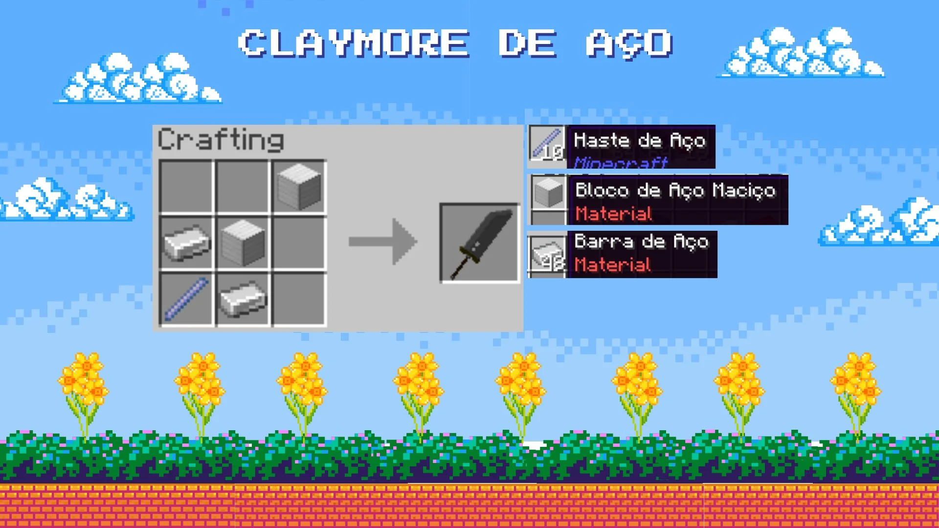 Receita da Claymore de Aço