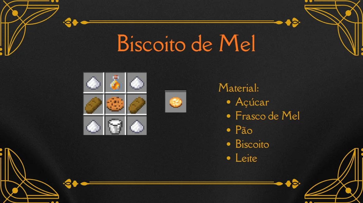 Receita do Biscoito de Mel