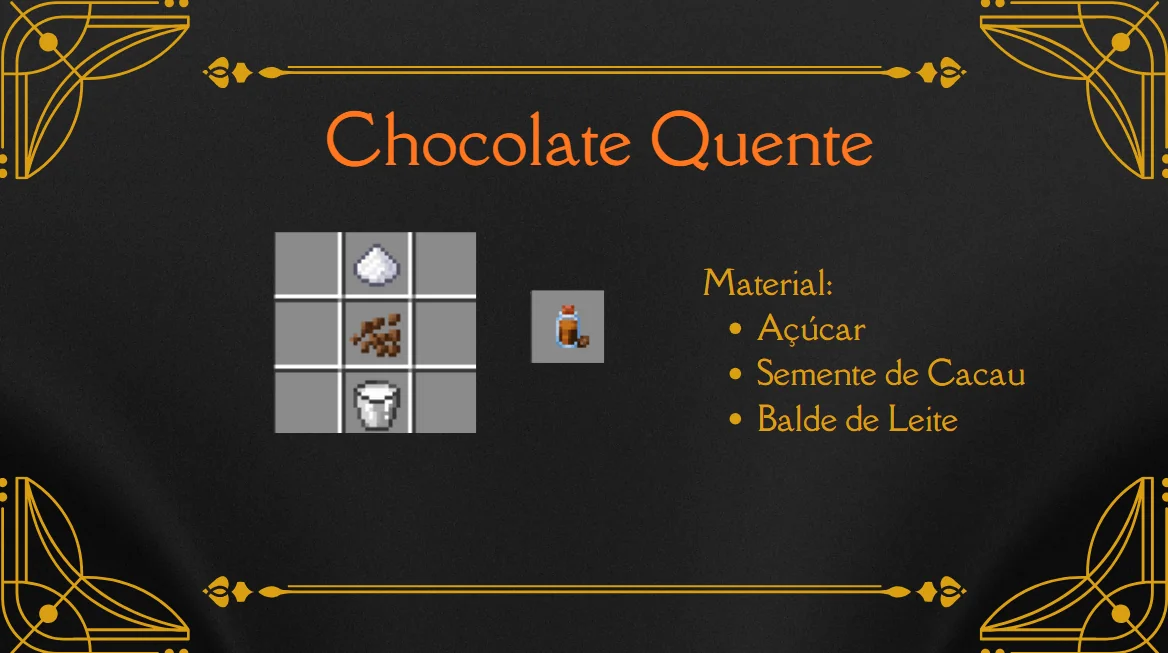 Receita do Chocolate Quente