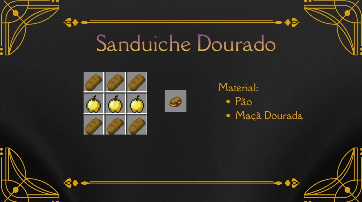 Receita do Sanduíche Dourado