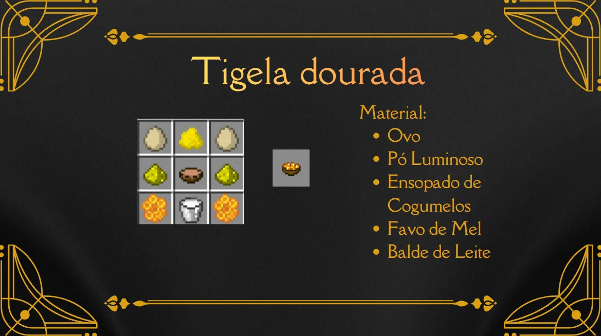 Receita da Tigela Dourada