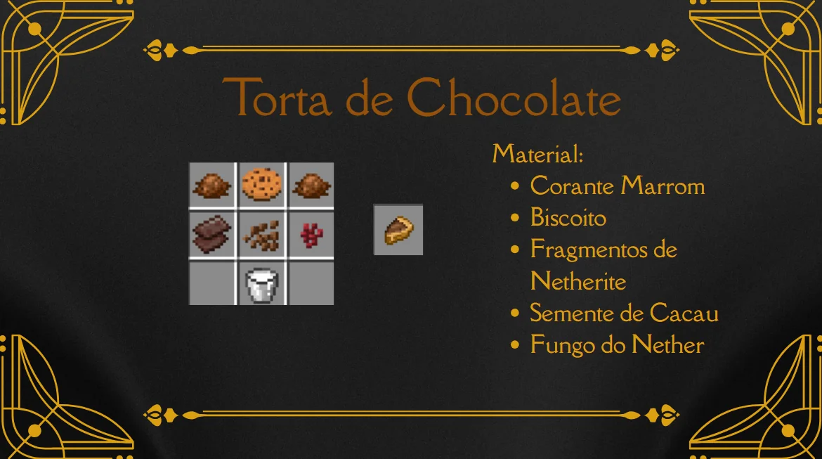 Receita da Torta de Chocolate