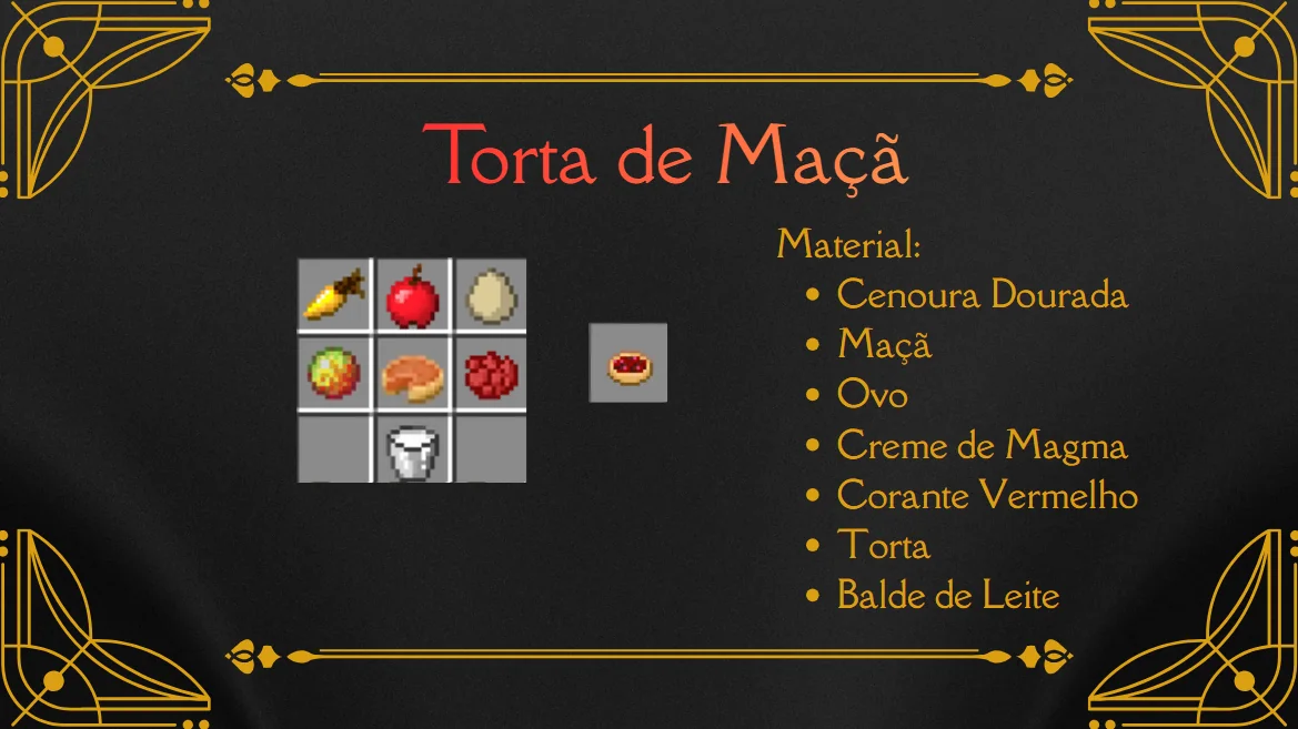 Receita da Torta de Maçã