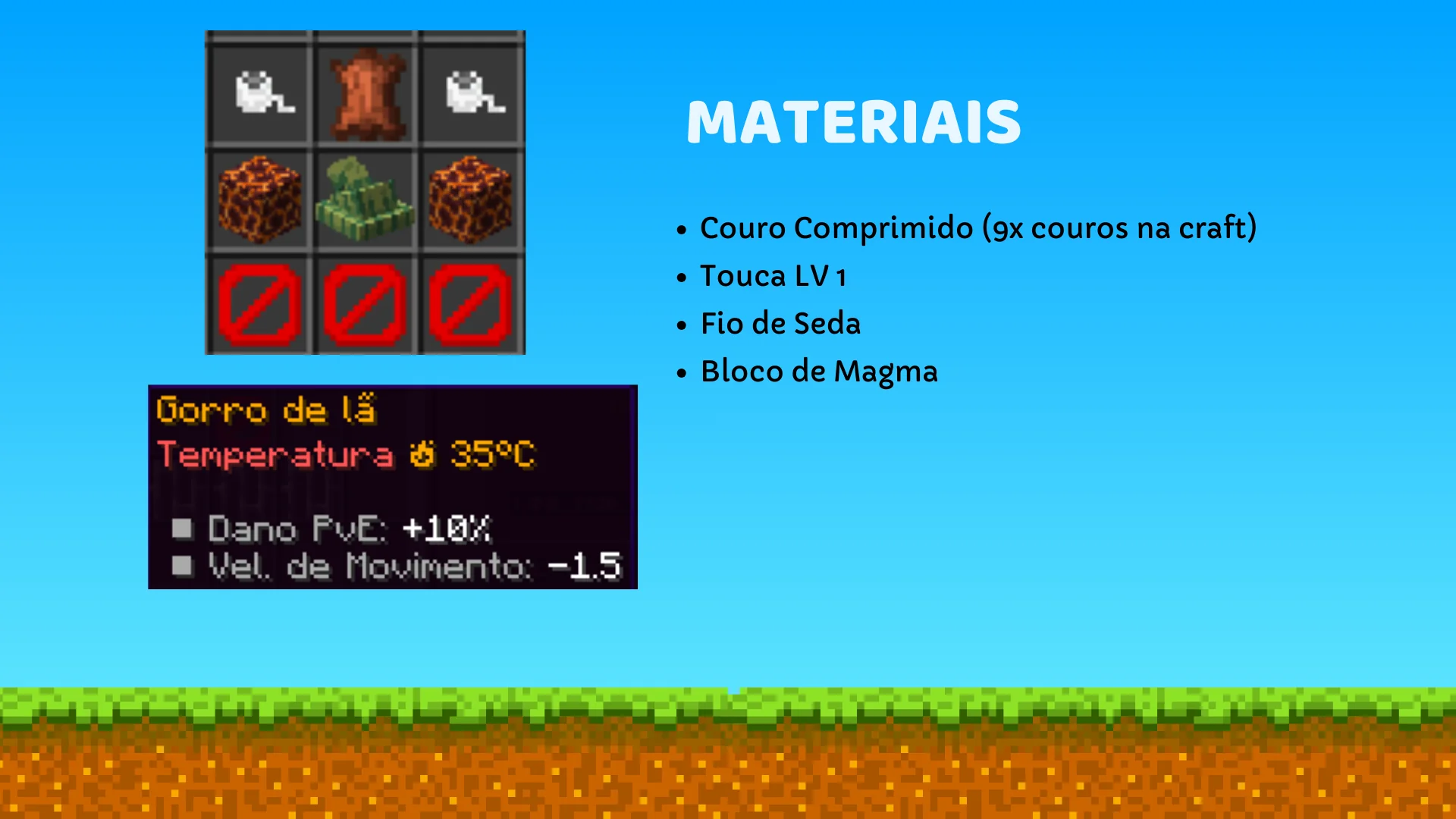 Receita do Gorro de lã de 35 °C