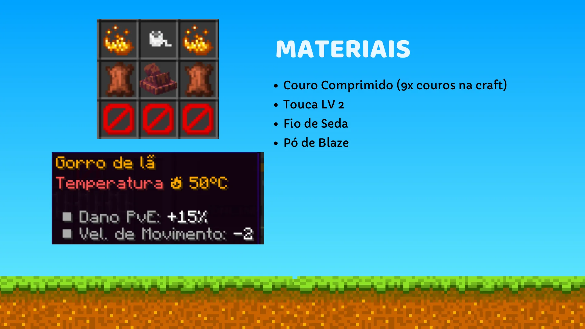 Receita do Gorro de lã de 50 °C