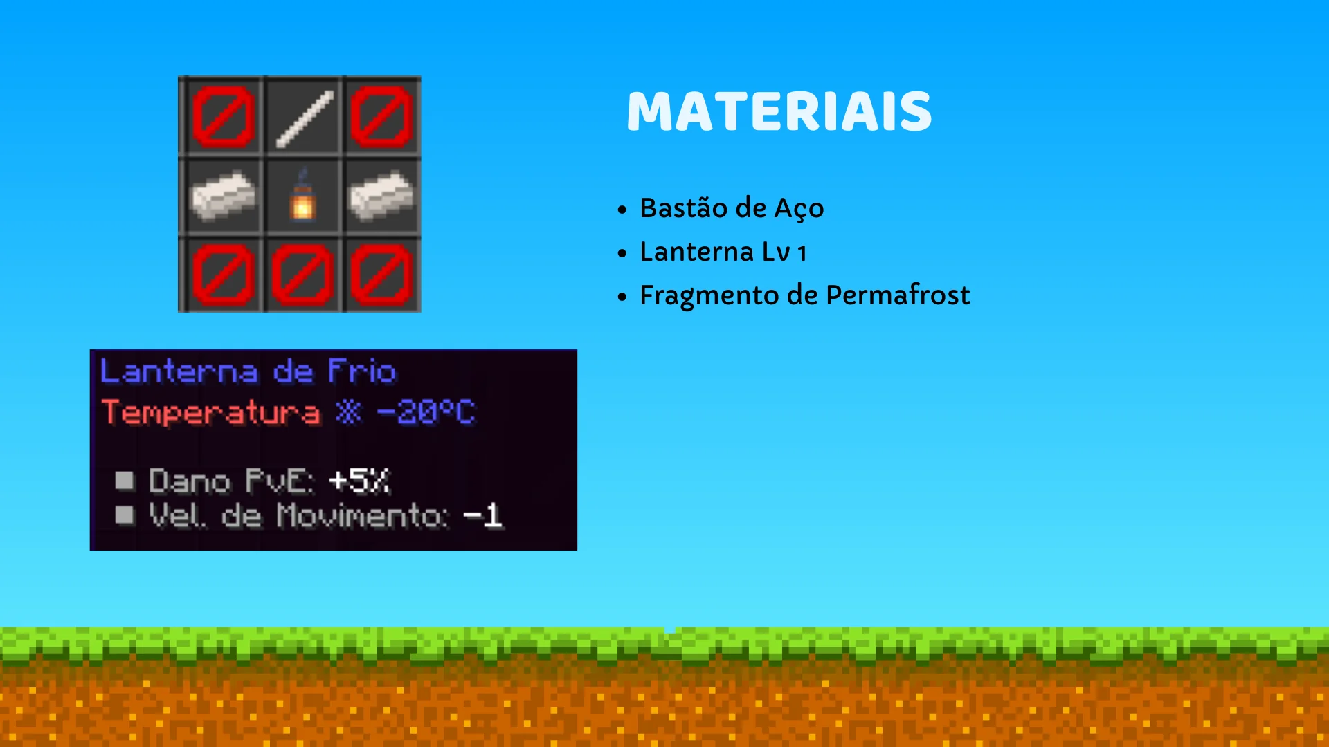 Receita da Lanterna de Frio de −20 °C